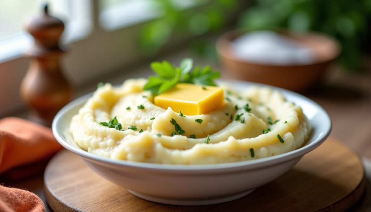 Délicieuse purée de pommes de terre facile à préparer pour un repas réconfortant