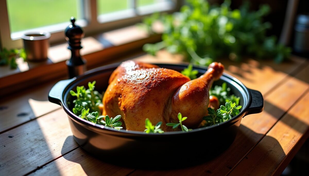 Cuisse de dinde en cocotte : une recette facile, rapide et délicieusement moelleuse