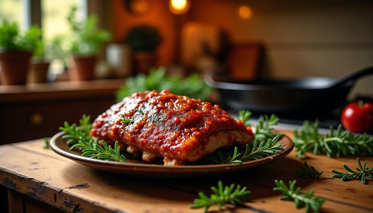 Travers de porc fondants : recette facile de cuisson lente au four pour un résultat délicieux